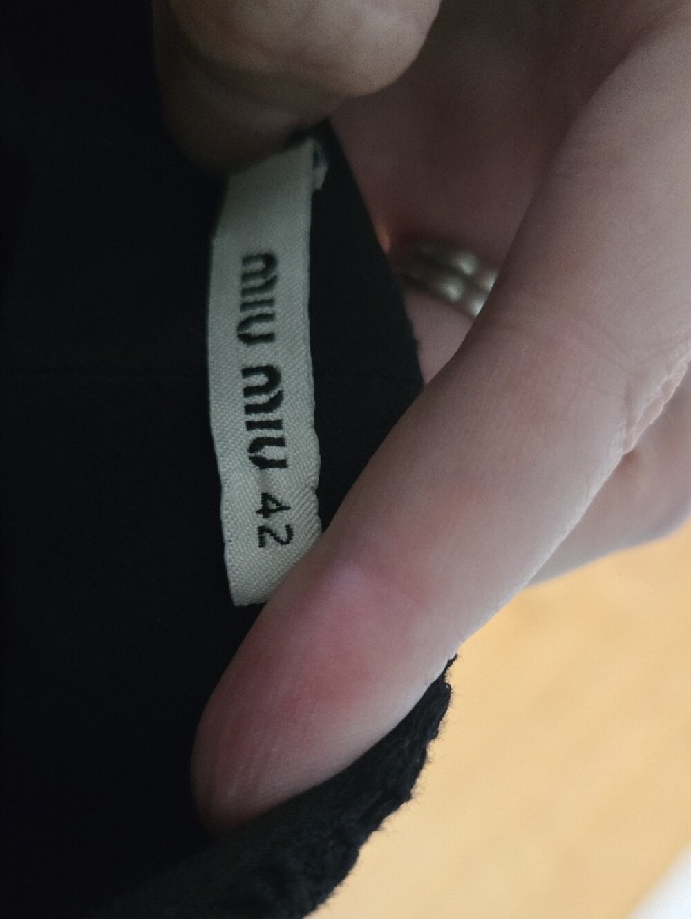 Miu Miu Black Crochet Pants - Picture 2 of 5